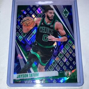 2023-24 Panini Phoenix Jayson Tatum Boston Celtics Holo Prizm Card NM+